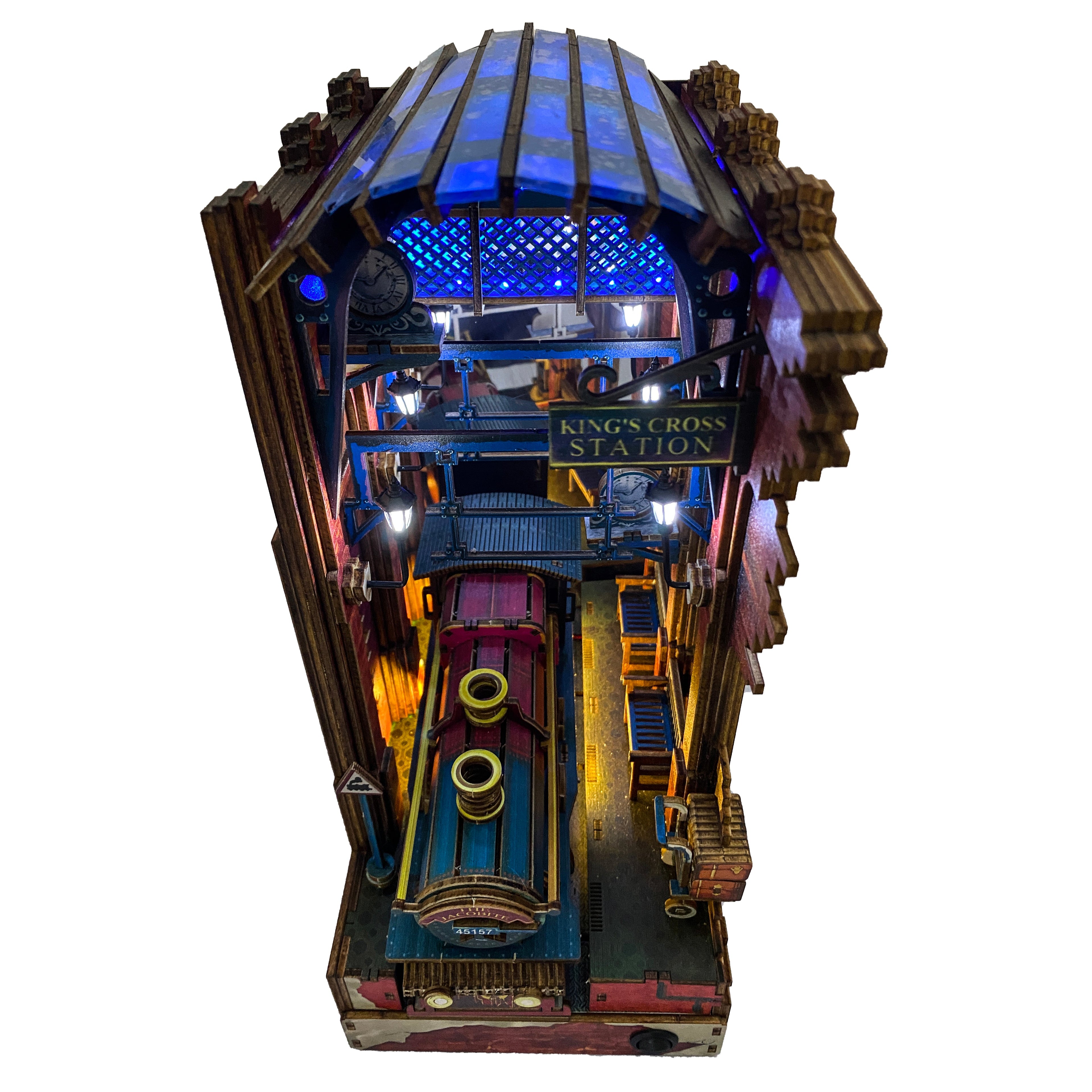 Hogwarts Express Pre-Colored Book Nook (Platform 9 3/4) | LKWood