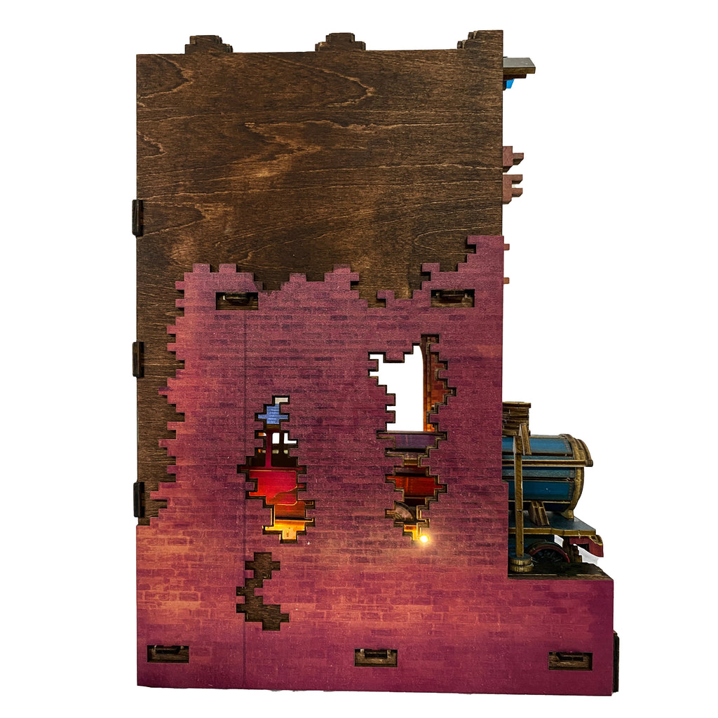 Hogwarts Express Pre-Colored Book Nook (Platform 9 3/4) | LKWood