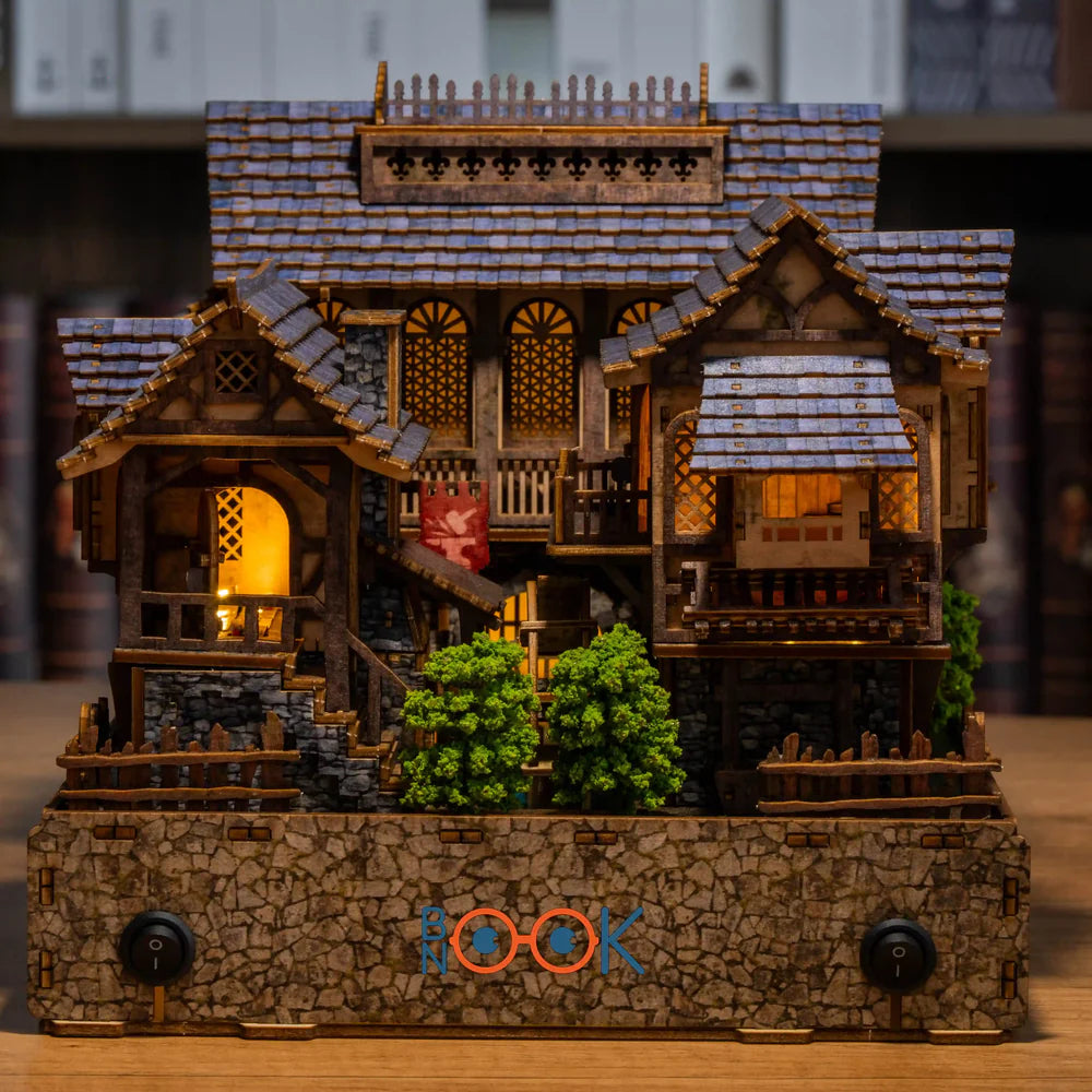 European Old Village Book Nook Kit
