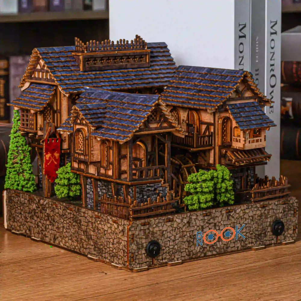 European Old Village Book Nook Kit