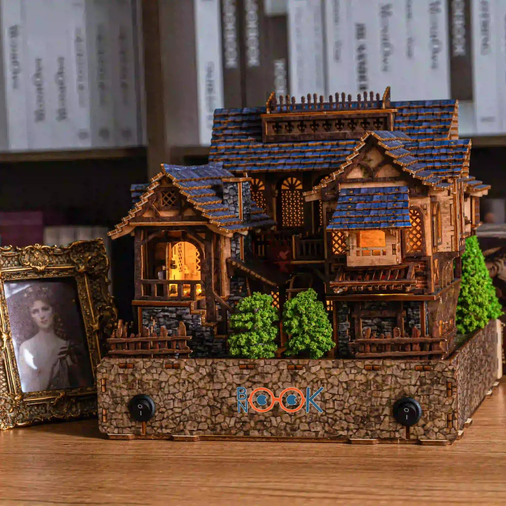 European Old Village Book Nook Kit