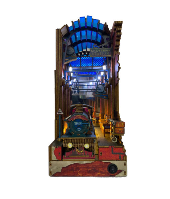 Hogwarts Express Pre-Colored Book Nook (Platform 9 3/4) | LKWood