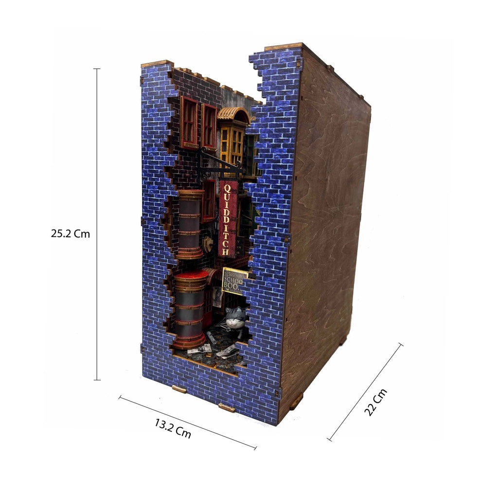 Diagon Alley Pre-Colored Book Nook | LKWood