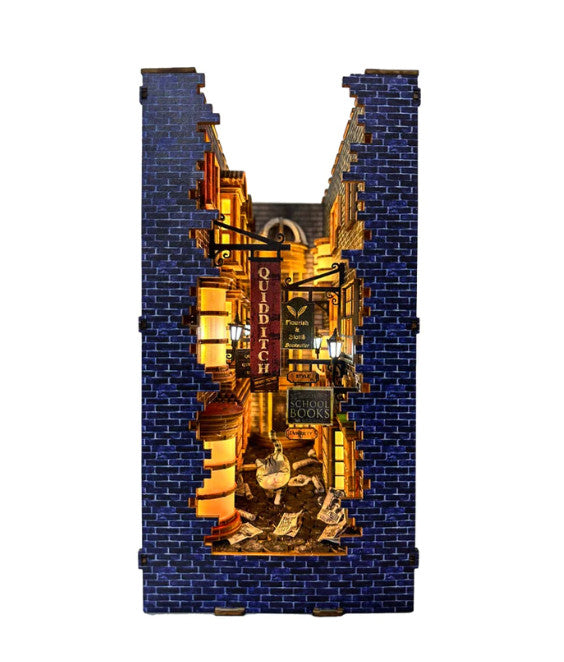 Diagon Alley Pre-Colored Book Nook | LKWood